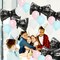 Big Black Bow Tie Balloon Bowtie Balloon , 6 Pack Bow Balloon Bowknot Foil Balloons Mouse Party Decoration